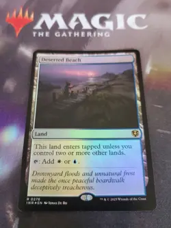 Mtg. Deserted Beach. Foil. Innistrad Remastered. Pack Fresh - Image 1