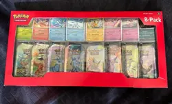 Pokemon TCG Prismatic Evolutions Costco Mini Tins 8 Pack - Image 1