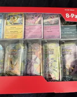 Pokemon TCG Prismatic Evolutions Costco Mini Tins 8 Pack - Image 3