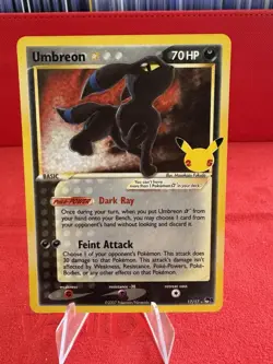 Umbreon Gold Star 17/17 Celebrations 25th Anniversary Rare Holo Card Pokemon 46 - Image 1
