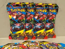 Mega Evolution Sleeved Booster Pack Art Set - 9 x Sealed Pokemon Blister Packs - Image 2