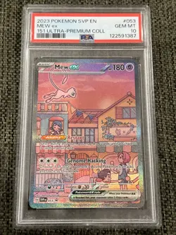 2023 Pokemon SVP EN 151 Ultra Premium Coll #053 Mew Ex PSA 10 GEM MINT - Image 1