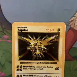 Pokemon TCG Zapdos 16/102 Base Set Shadowless Holo Rare - Image 3