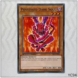 Possessed Dark Soul - SBLS-EN003 - Common 1st Speed Duel Yugioh Card (YC94) - Image 1