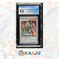 Yu-Gi-Oh! Dewloren, Tiger King of the Ice Barrier 2022 HAC1-EN052 CGC GMT 10 - Image 1