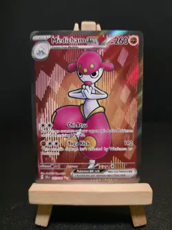 Pokemon TCG Medicham EX 161/142 Stellar Crown Full Art Ultra Rare Card NM Eng - Image 1
