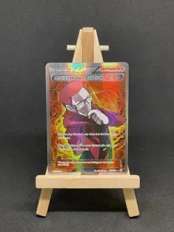 Pokemon Maxie's Hidden Ball Trick Full Art Holo Card 158/160 XY-Primal Clash LP - Image 1