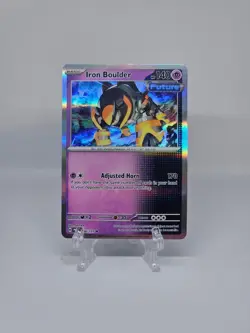 046/131 IRON BOULDER | RARE HOLO | PRISMATIC EVOLUTIONS POKEMON CARD - Image 1