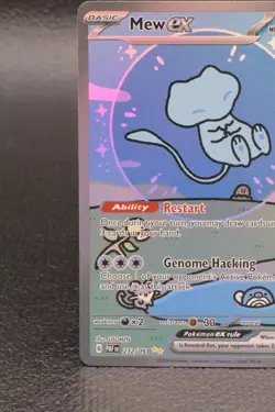 Mew 232/091 Pokemon Card Scarlet Violet Paldean Fates Special Illustration Rare - Image 5