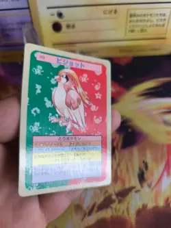 Pokemon Karte Card Topsun blue back 1995 bandai japanese Pidgeot Tauboss NM - Image 3