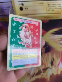 Pokemon Karte Card Topsun blue back 1995 bandai japanese Pidgeot Tauboss NM - Image 5
