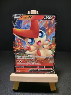 Pokemon TCG Victini V 021/163 Battle Styles Ultra Rare Holo Card Near Mint Eng - Image 1