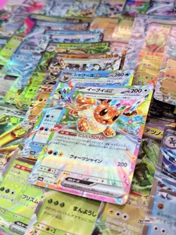 Pokemon 100 Card Japanese Bulk Pack Lot w/ ✨3X Ultra Rare V/EX/VMAX ✨ + FOILS!! - Image 2