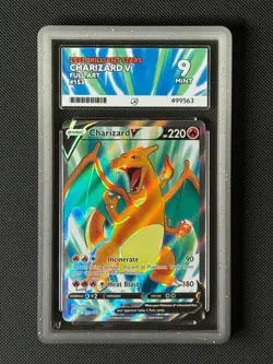 ACE 9 Charizard V 153/172 Full Art Pokemon Card Swsh09: Brilliant Stars MINT - Image 1
