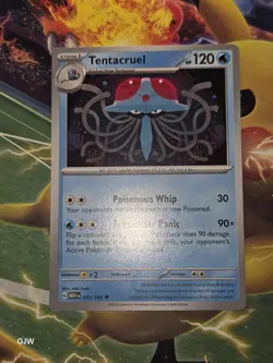 Pokemon TCG Tentacruel Scarlet Violet-151 073/165 Regular Uncommon CCG Card NM - Image 1