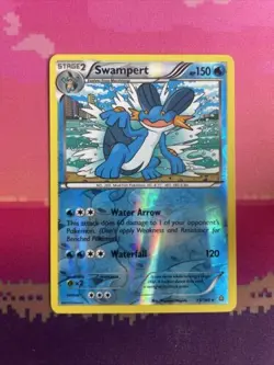 Pokemon Card Swampert Primal Clash Reverse Holo Rare 35/160 Near Mint - Image 1