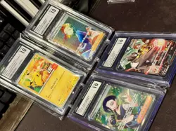 Pokemon CGC 10 Graded Card Lot (4) Japanese Pikachu Mega Evolutions Promo & More - Image 2