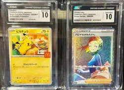Pokemon CGC 10 Graded Card Lot (4) Japanese Pikachu Mega Evolutions Promo & More - Image 4