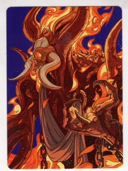 MTG Modern Horizons 3 Art Series Card #50 Phlage Titan Of Fire's Fury - Image 1