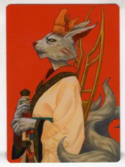 MTG Modern Horizons 3 Art Series Card #45 Pearl Ear Imperial Advisor - Image 1