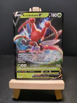 Pokemon TCG Kricketune V 006/163 Battle Styles Ultra Rare Holo Card Near Mint - Image 1