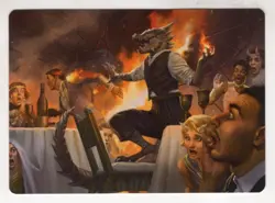 MTG Modern Horizons 3 Art Series Card #6 Party Thrasher - Image 1