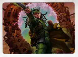 MTG Modern Horizons 3 Art Series Card #9 Eladamri Korvecdal - Image 1