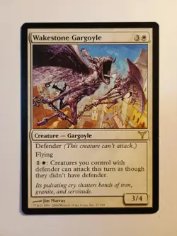 Wakestone Gargoyle 21/180 Mtg Magic The Gathering Regular Rare Dissension NM - Image 1
