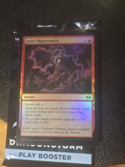 Seize Opportunity #119 [Tarkir: Dragonstorm] MTG FOIL Near mint condition - Image 1