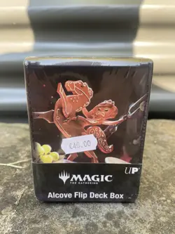 MTG Magic the Gathers Alcove Flip Deck Box Wilds of Eldraine Gingerbread WOTC - Image 1