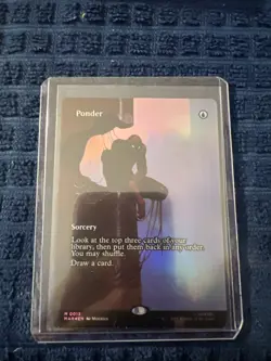 Ponder (Borderless) Marvel Eternal-Legal Foil MTG - Image 1