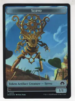 MTG Modern Horizons 3 Double Sided Foil Token #6/33 Fox / Servo - Image 2