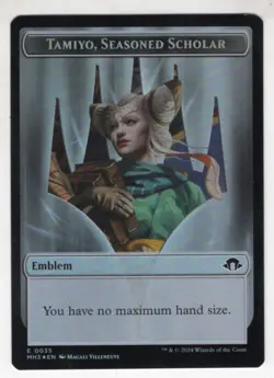 MTG Modern Horizons 3 Double Sided Foil Token #16/35 Phyrexian Germ / Tamiyo - Image 2