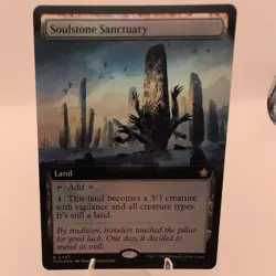 MTG Foil Soulstone Sanctuary - Foil - Extended Art Foundations - Image 1