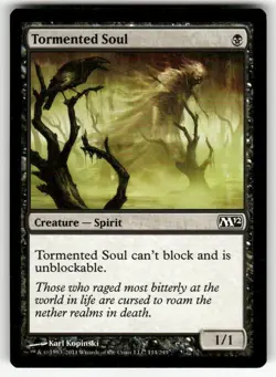 TORMENTED SOUL #114 MTG MAGIC 2012 (M12) - Image 1