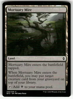 MORTUARY MIRE #240 MTG BATTLE FOR ZENDIKAR - Image 1