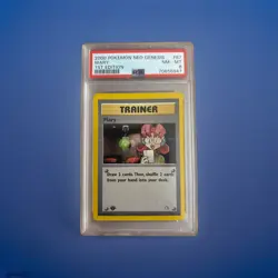 Pokemon 2000 Neo Genesis 1st Edition Trainer MARY #87 PSA 8 RARE🔥 - Image 1