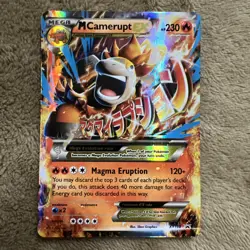 M Camerupt EX XY198 XY Black Star Promo Holo Rare Pokemon TCG Near Mint - Image 1