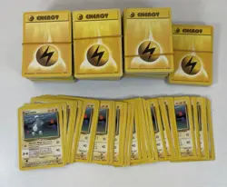 Pokemon Electric Energy Cards x323 & 48 Magnemite Bulk Joblot Base Set WOTC - Image 1