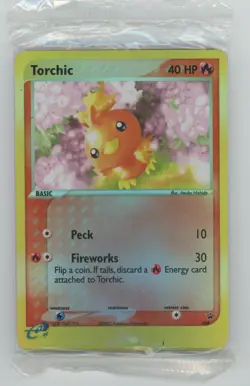 Pokemon Torchic 008 E-League Promo Pack October 2003 Rev Holo SEALED!! - Image 1