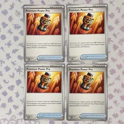 x4 Premium Power Pro 124/132 4x Mega Evolution Pokemon TCG Playset NM - Image 1