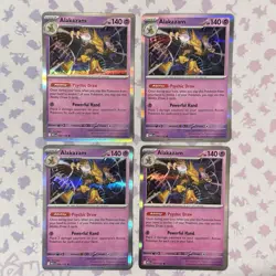 4x Abra 4x Kadabra 4x Alakazam Pokemon TCG Mega Evolution Playset NM - Image 2