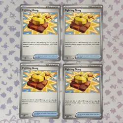 x4 Fighting Gong 116/132 4x Mega Evolution Pokemon TCG Playset NM - Image 1