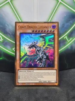 Yugioh Chaos Dragon Levianeer MAGO-EN017 Premium Gold Rare 1st Edition NM - Image 1
