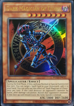 Dark Magician of Chaos *Ultra Rare* YGLD-ENC02 YuGiOh TCG Card - Image 1