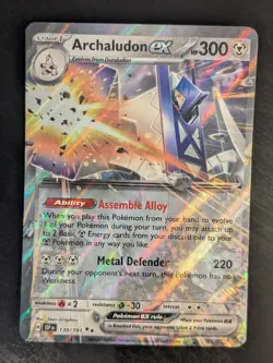 Archaludon ex 130/191 - Surging Sparks - Double Rare Holo Pokemon TCG Card NM - Image 1