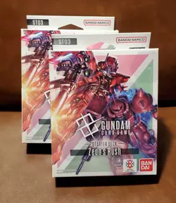2x Gundam Card Game - ST03 Starter Decks-[Opened]-[No Bonus Packs]-[English] - Image 1