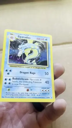 Pokemon TCG Gyarados Holo Rare Card Base Set 6/102 Near Mint - Image 2