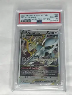 Arceus VSTAR - (Metal Card) 123/172 Miscellaneous Cards & Products Holo - Image 1