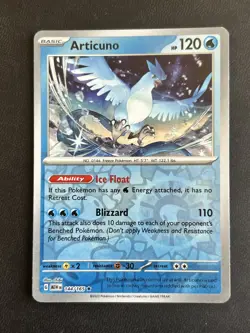 Articuno 144/165 - 151 Reverse Holo Rare Pokemon Card - Image 1